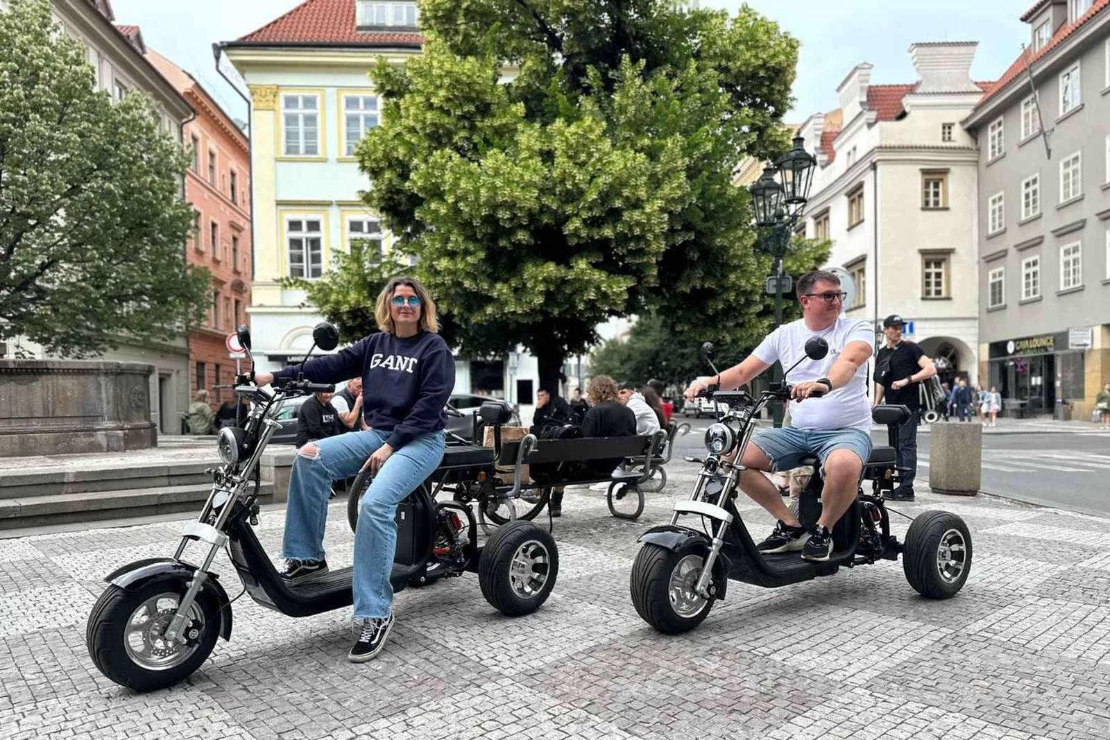 Trike-tour door Praag: elektrisch rijden met een lokale gids