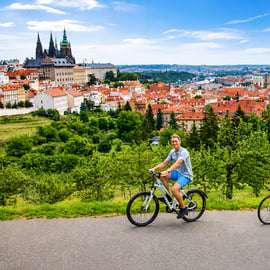 Praag: stadstour per fiets of e-bike met een lokale gids