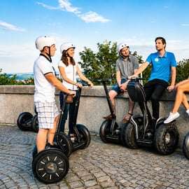 Praag: Gedeelde groep/privé segwaytour met hoteltransfer