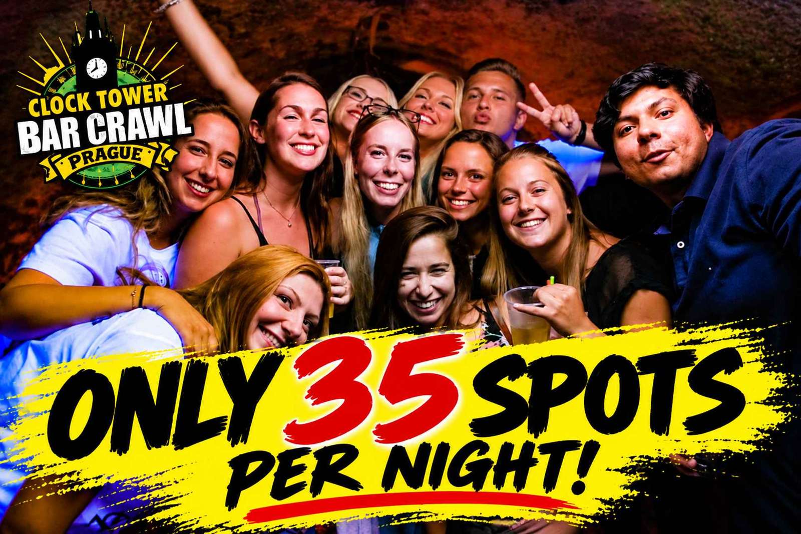 Kroegentocht met 35 plekken, shots en club in Praag