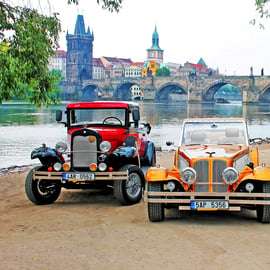 1 uur durende rondleiding in een oldtimer