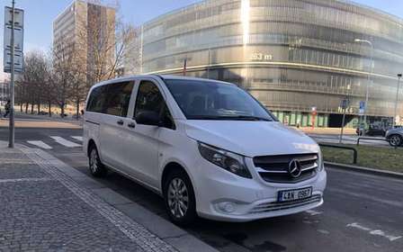 Vliegveld Praag: Privétransfer naar het centrum per minibus