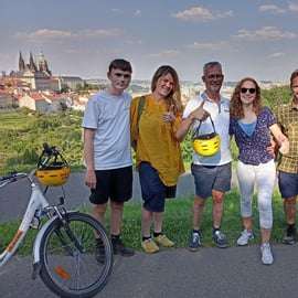 Sightseeingtour per elektrische fiets door Praag