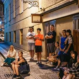 Spokentour Praag: avondwandeling met verklede verteller