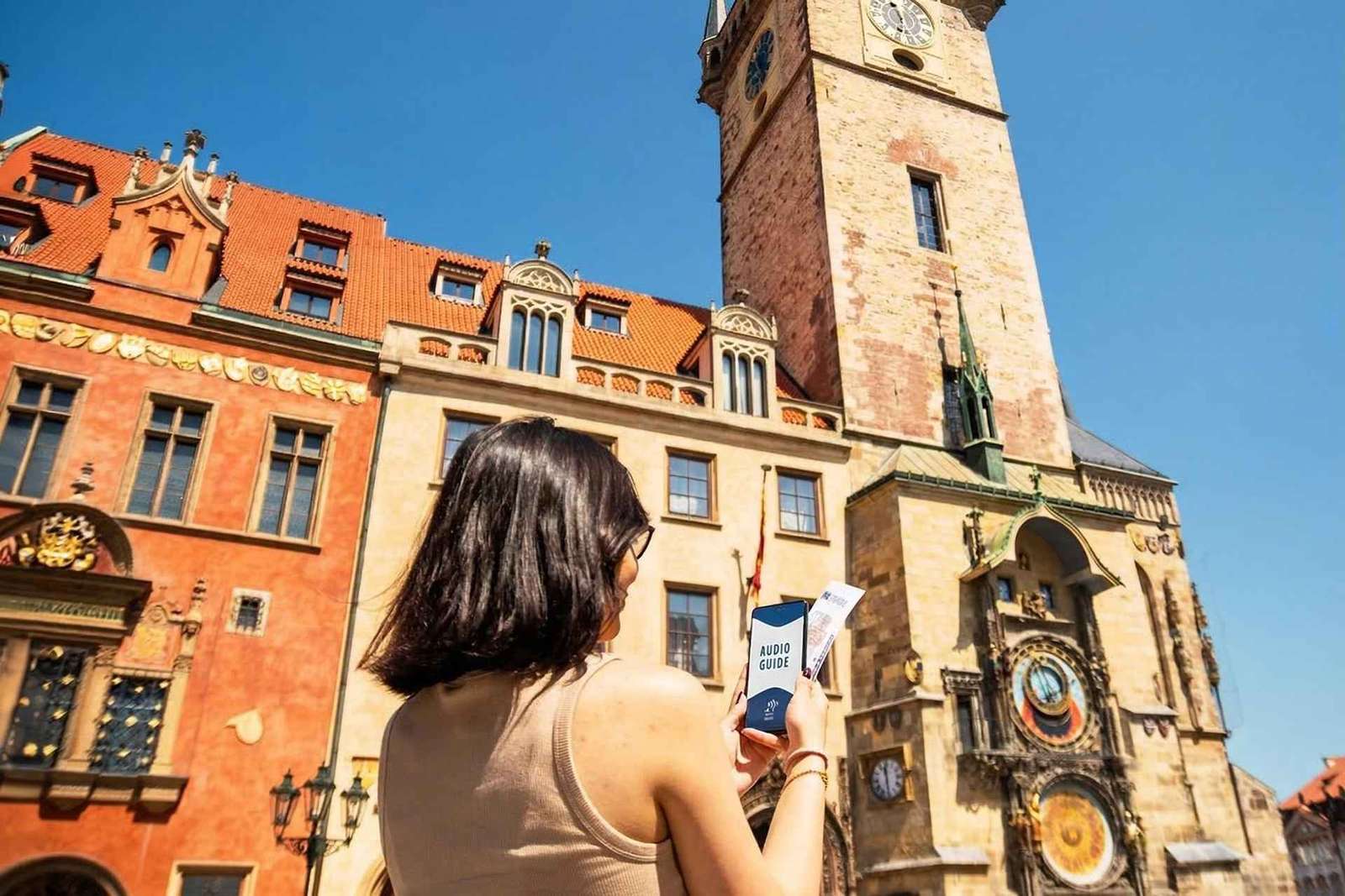 Praag: toegangsticket voor de astronomische klokkentoren en audiogids