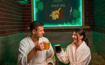 Praag: Beer Spa Experience met onbeperkt bier en sauna