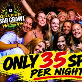 Kroegentocht met 35 plekken, shots en club in Praag