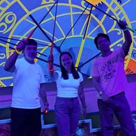 Praag: Glow Golf Mini Golf Spel met UV-licht