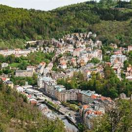 Praag: Dagtrip naar Karlovy Vary met uitkijktoren en kabelbaan