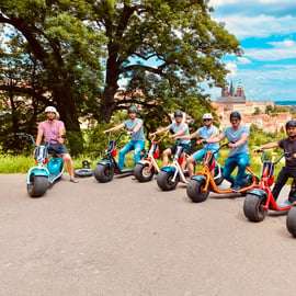 Praag: Fat Tire E-Scooter rondleiding