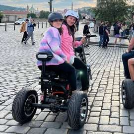 Trike-tour door Praag: elektrisch rijden met een lokale gids