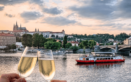 Praag: rivierrondvaart over de Moldau in jazzstijl en met commentaar