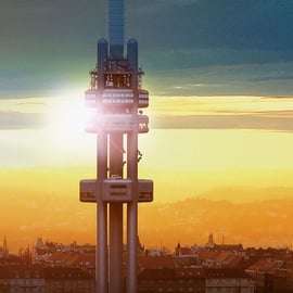 Praag: toegangsticket tv-toren Žižkov