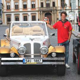 1 uur durende rondleiding in een oldtimer