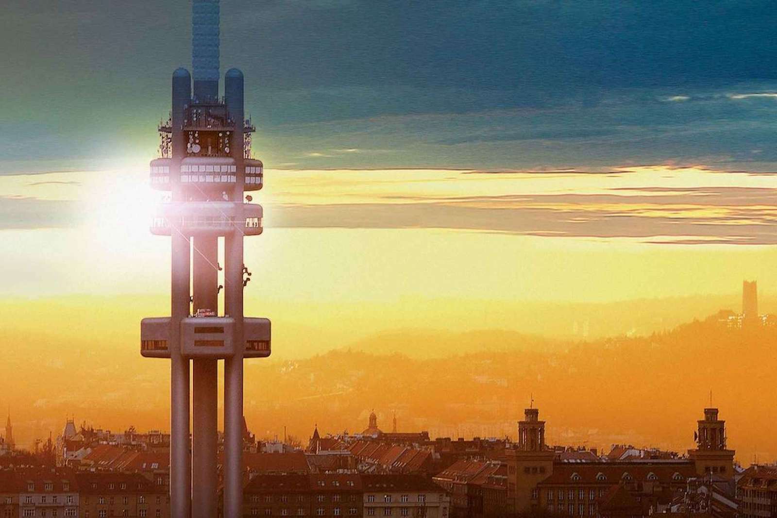 Praag: toegangsticket tv-toren Žižkov