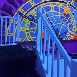 Praag: Glow Golf Mini Golf Spel met UV-licht