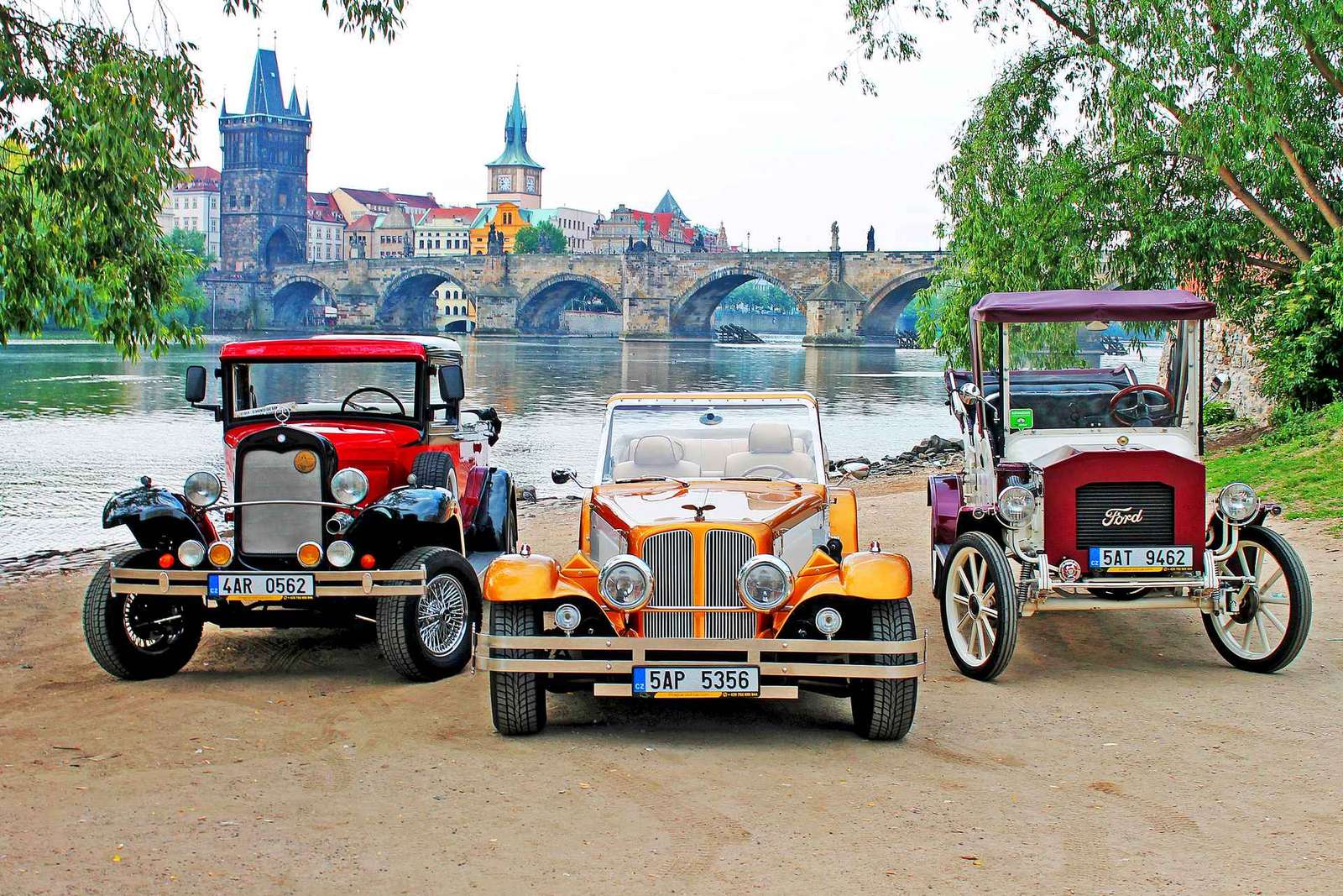 1 uur durende rondleiding in een oldtimer