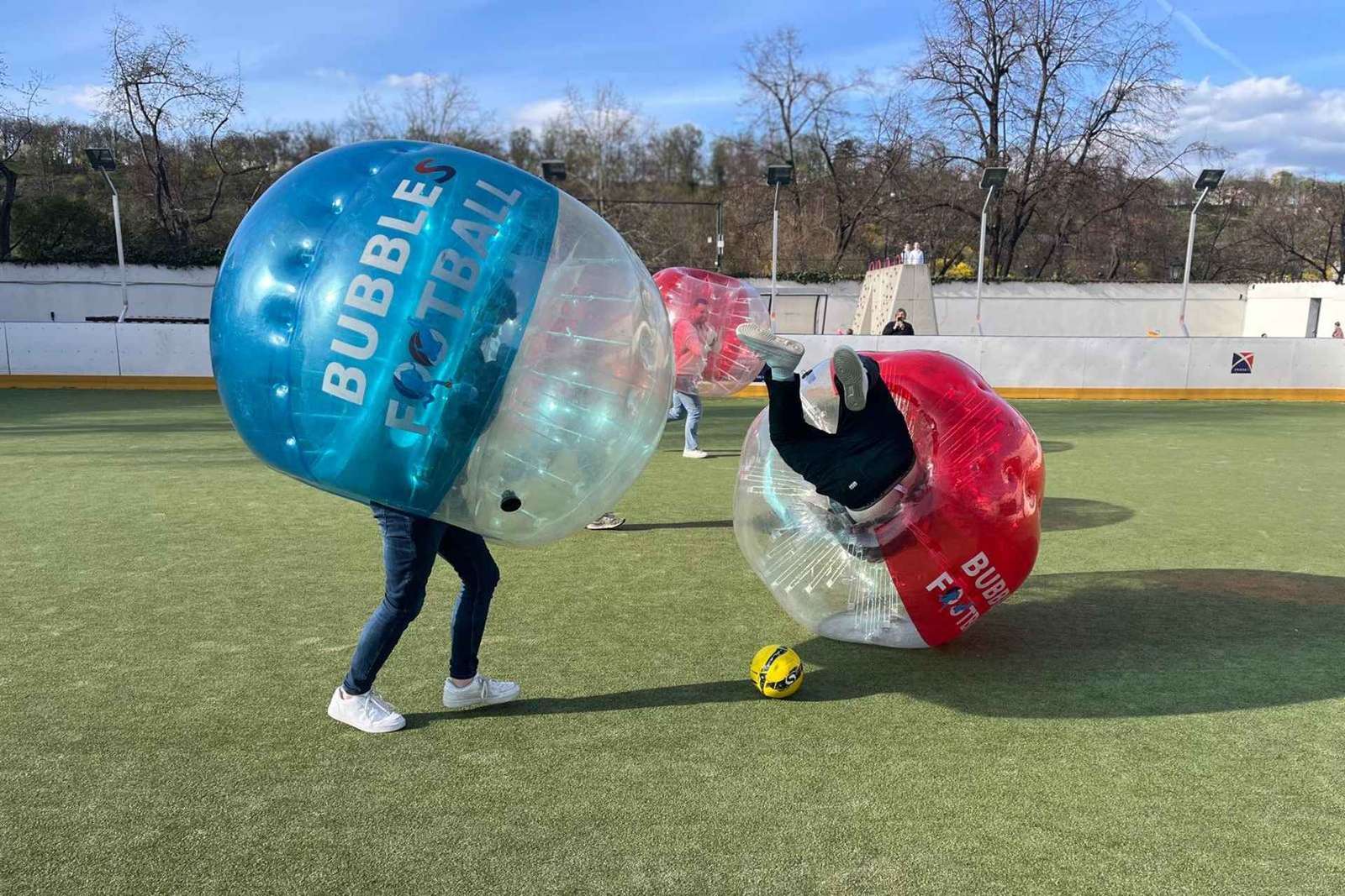 Praag: Bubbles voetbal - Zorb voetbal in centrum