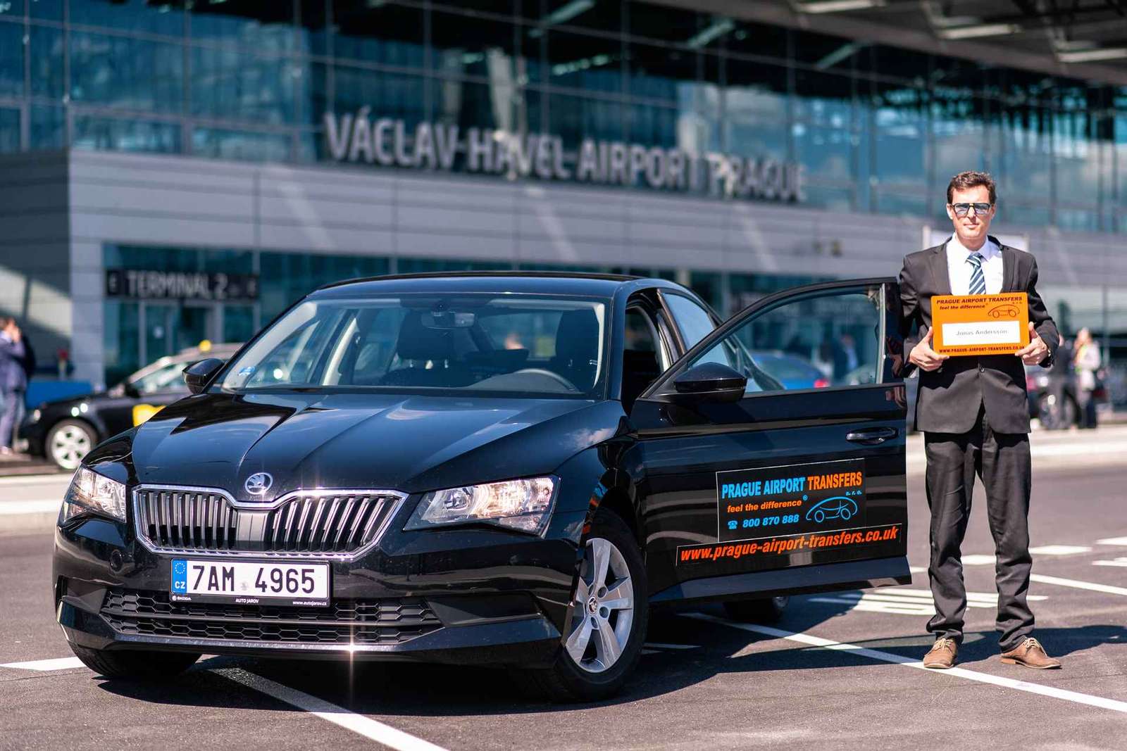 Praag: Privé Transfer vanaf Luchthaven Václav Havel