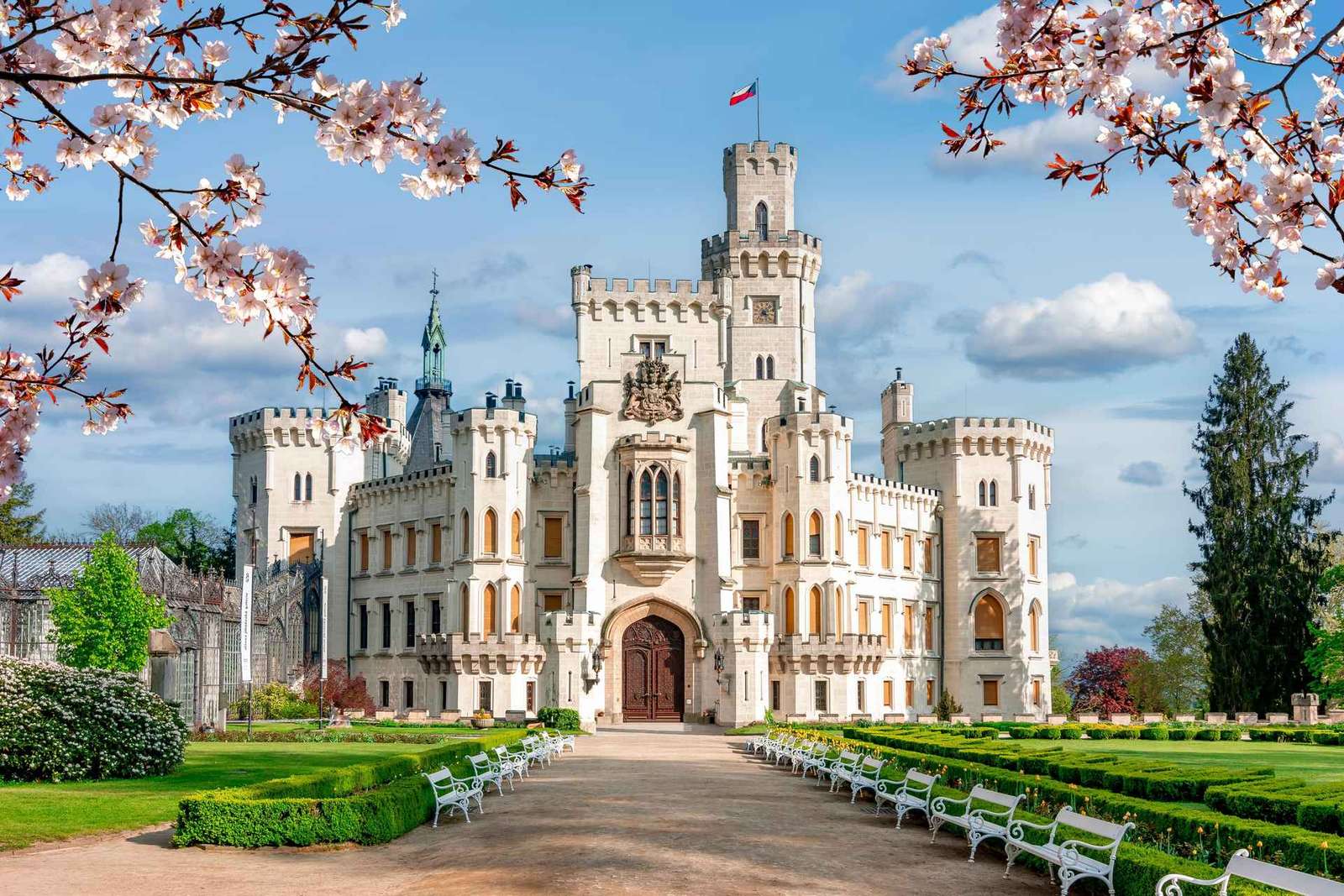Vanuit Praag: Excursie naar Český Krumlov en kasteel Hluboká