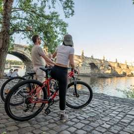 Sightseeingtour per elektrische fiets door Praag