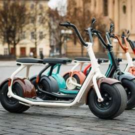 Praag: Fat Tire E-Scooter rondleiding
