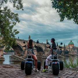 Praag: Sightseeingtour met rondleiding op een elektrische trike