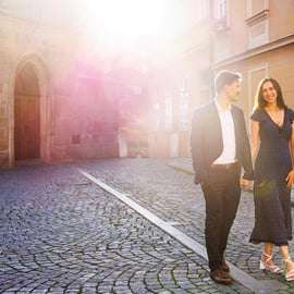 Praag: zonsopgangfotoshoot + wandeltour