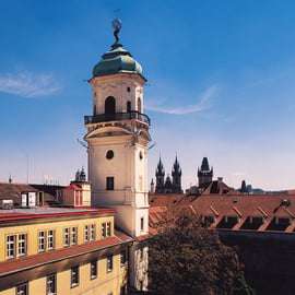 Praag: rondleiding Klementinum-bibliotheek en astronomische toren