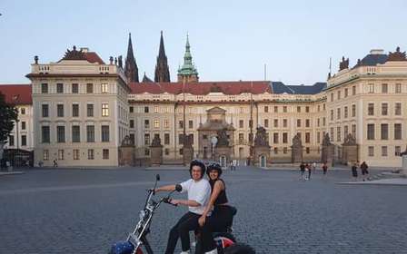 Praag: Sightseeingtour met rondleiding op een elektrische trike