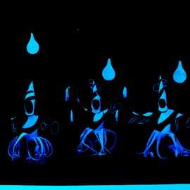 Praag: WOW Show Zwart Licht Theater